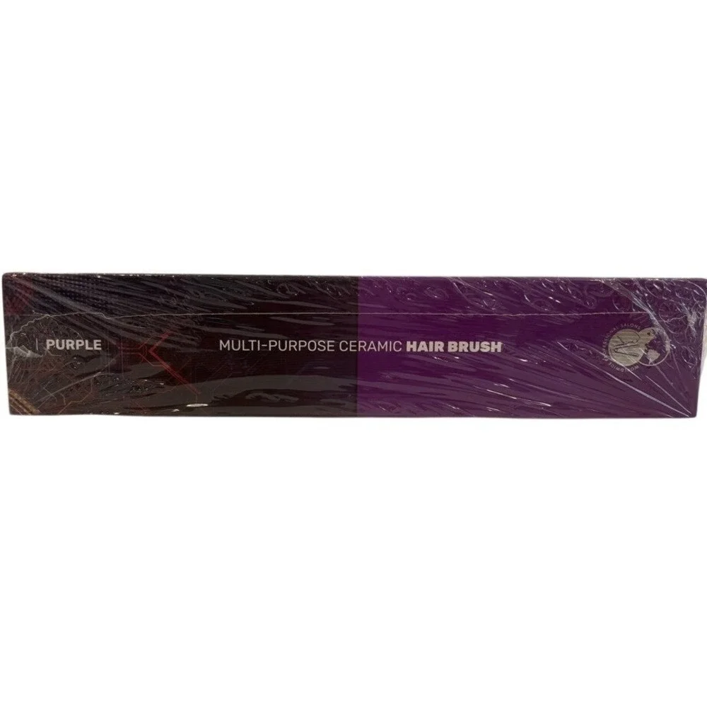 Royale Multi-Purpose Ceramic Hair Brush Purple Professional 450F Dual Voltage‎